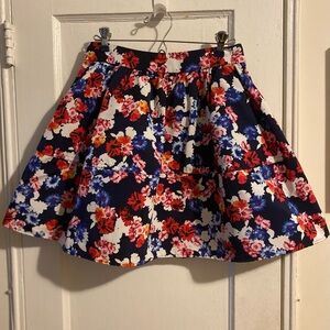 Floral Mini Skirt